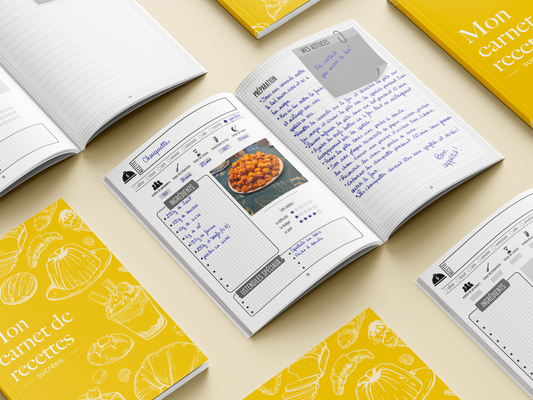 Carnet de recettes sucrées