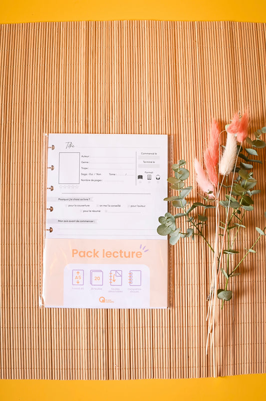 Pack lecture - 20 feuilles