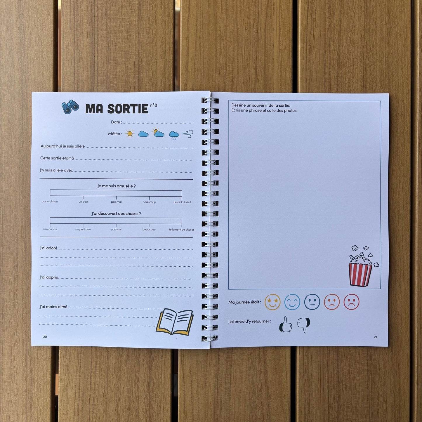 Carnet de sorties enfants