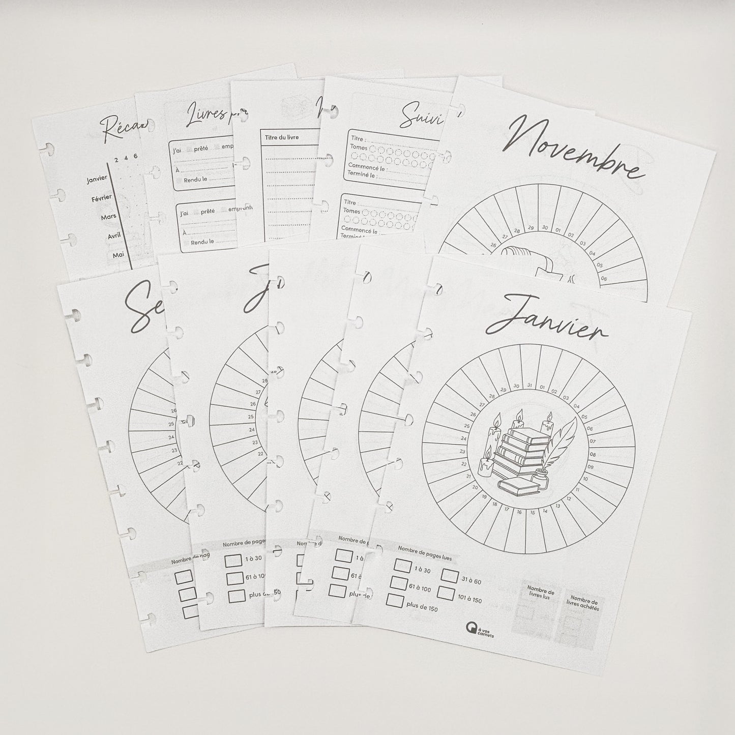 Pack lecture - 10 feuilles exclusives