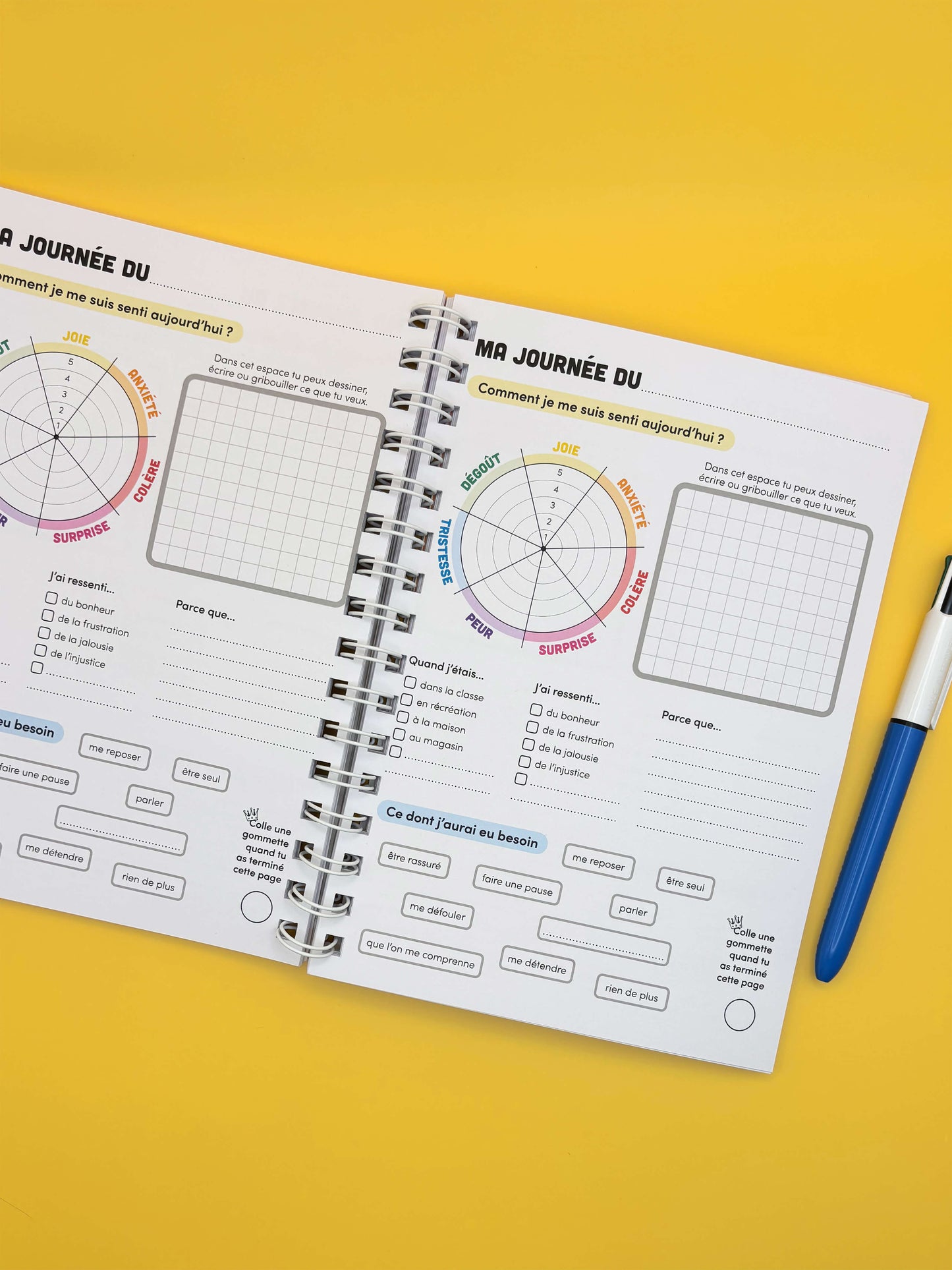 Mon journal d'émotion | 6-10 ans