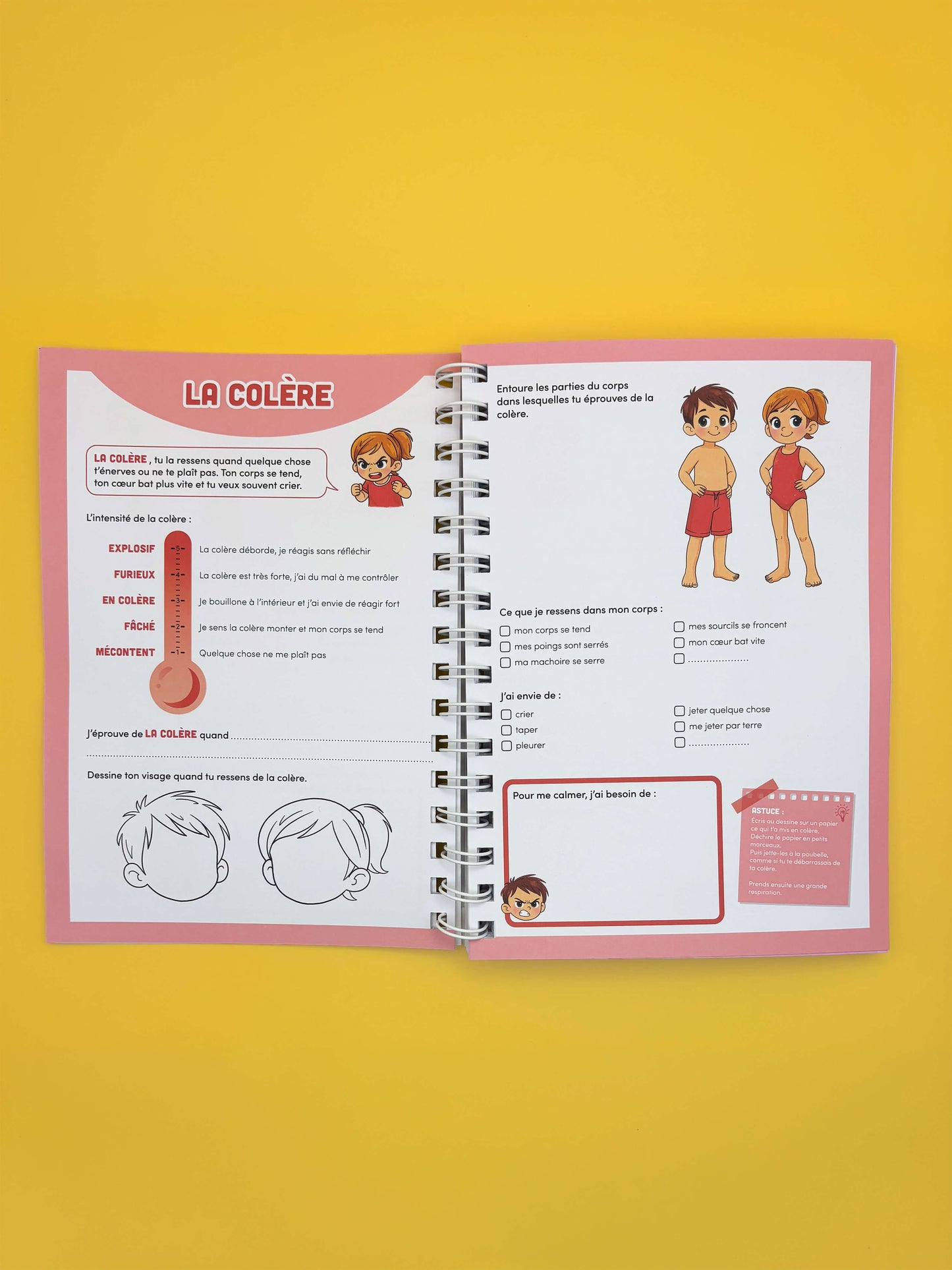 Mon journal d'émotion | 6-10 ans