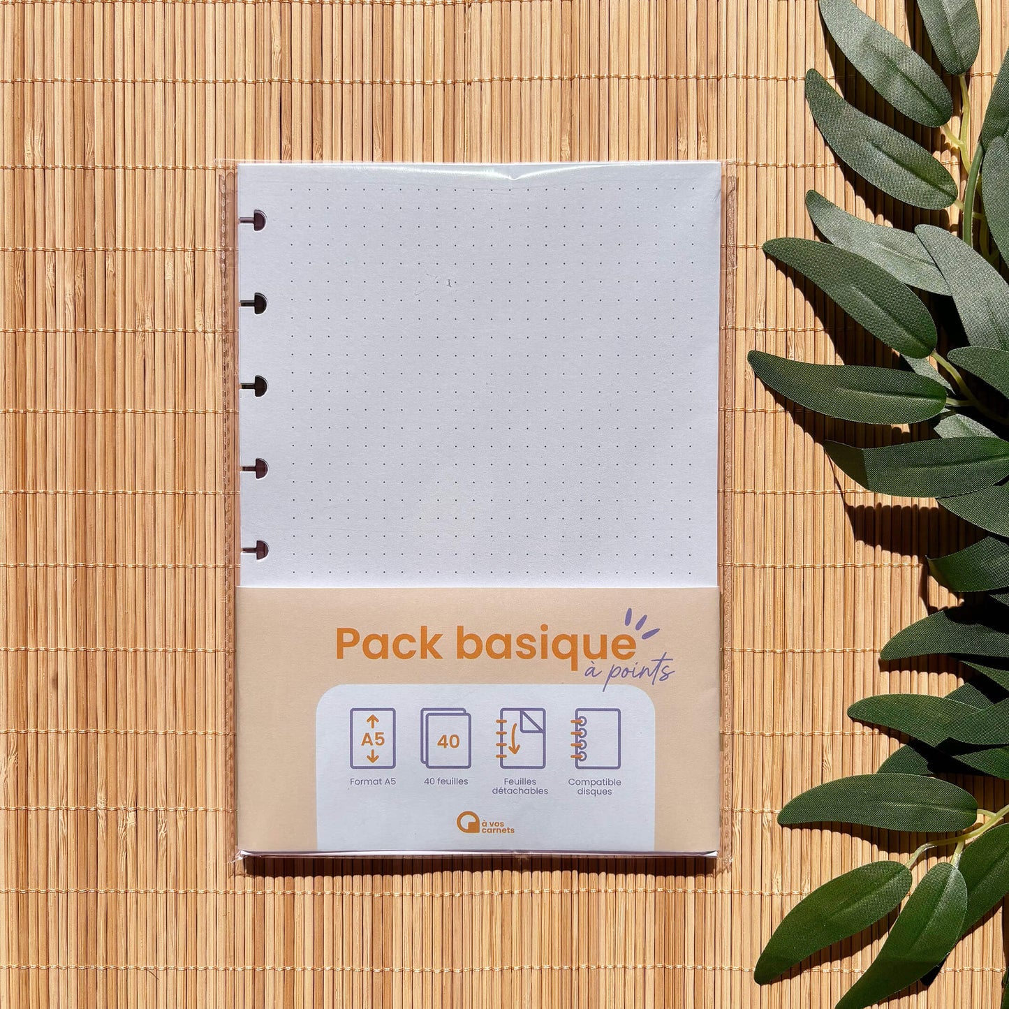 Pack Basique à Points - 40 feuilles