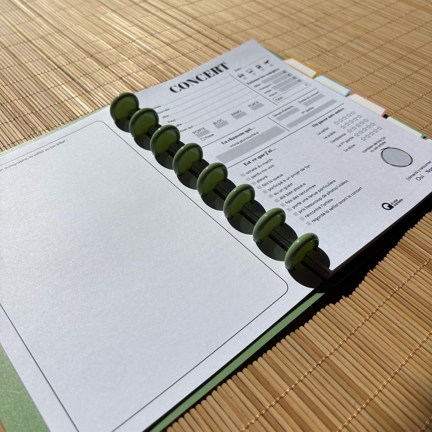 Pack Concerts - 20 feuilles