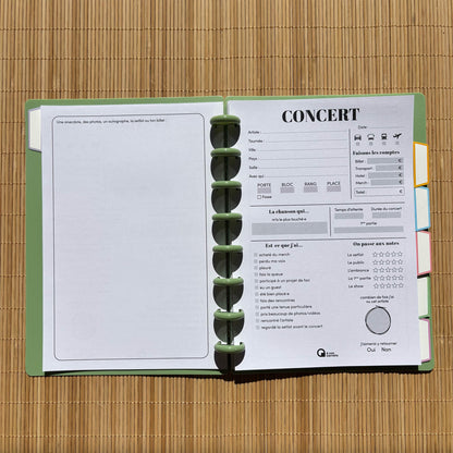 Pack Concerts - 20 feuilles