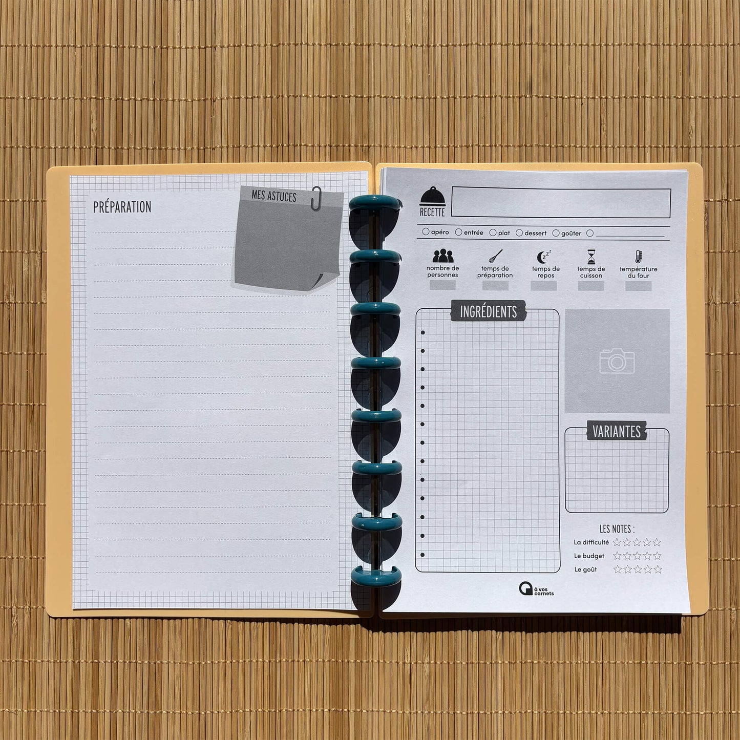 Pack Recettes - 40 feuilles