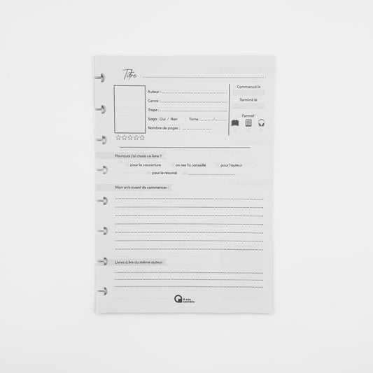 Pack lecture - 20 feuilles