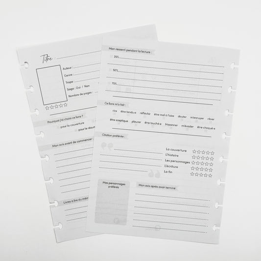 Pack lecture - 40 feuilles