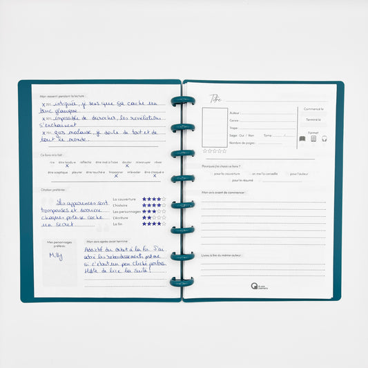 Carnet personnalisable | Pack lecture - 40 feuilles